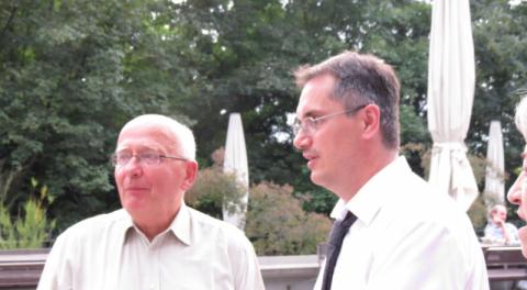 Prof. Dr. Csúcs Sándor az előadás szünetében